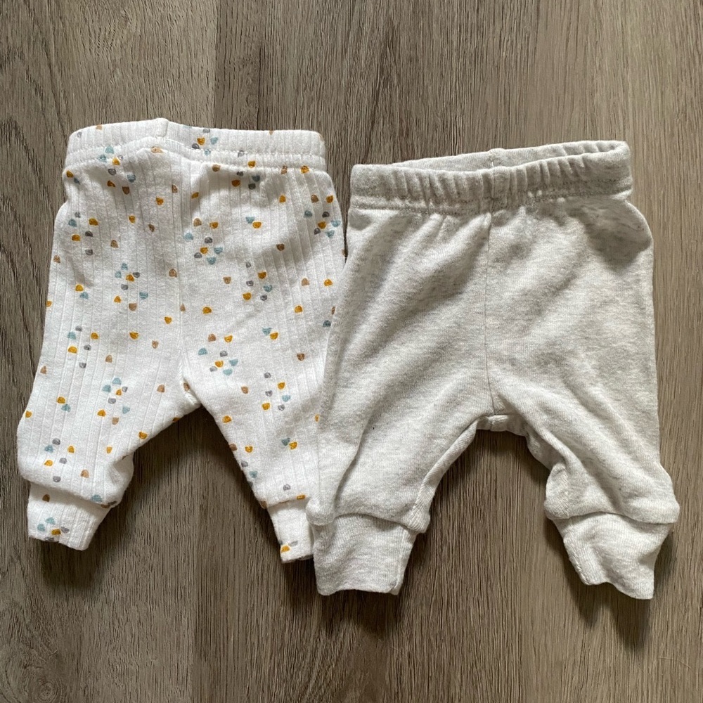 Carters preemie pants 2 pack